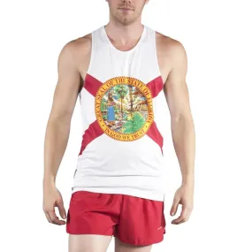 Men's Printed Singlet- Florida