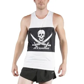 Men's Printed Singlet- The Cap'n