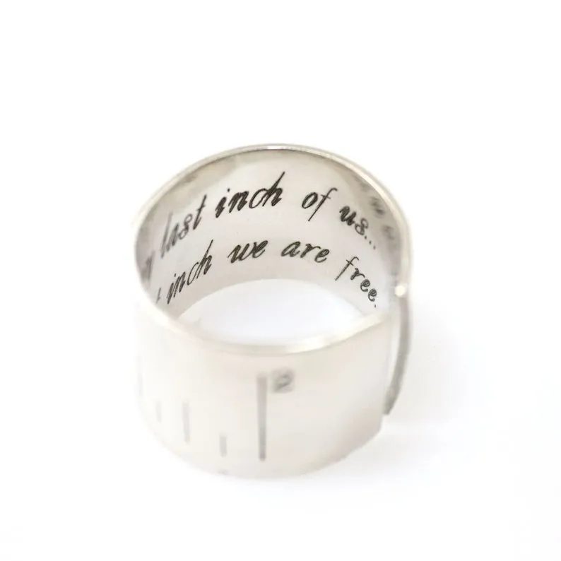 Men's Wide Ring - Custom Message Gift