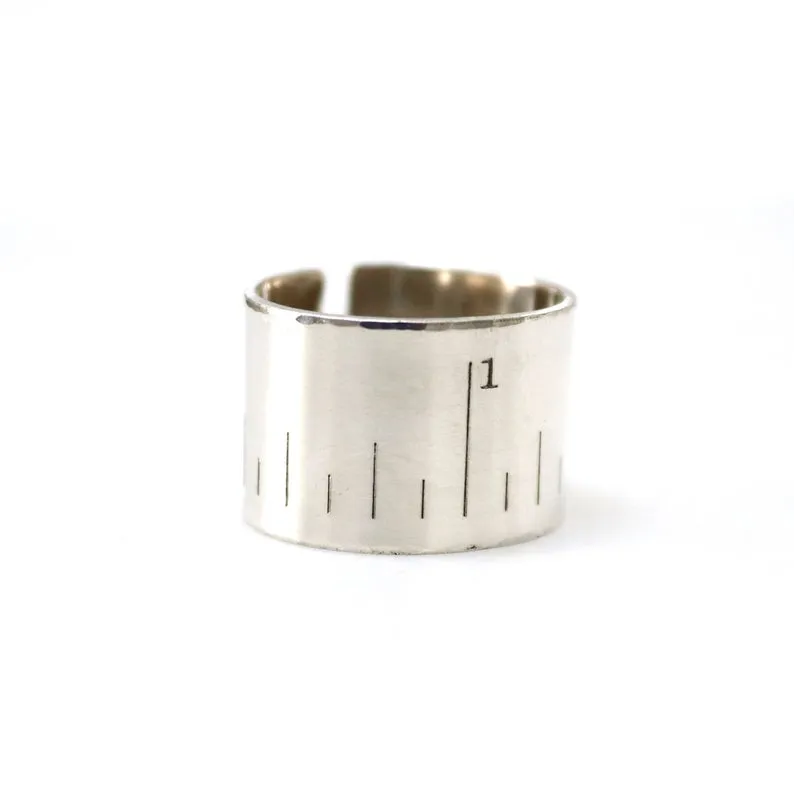 Men's Wide Ring - Custom Message Gift