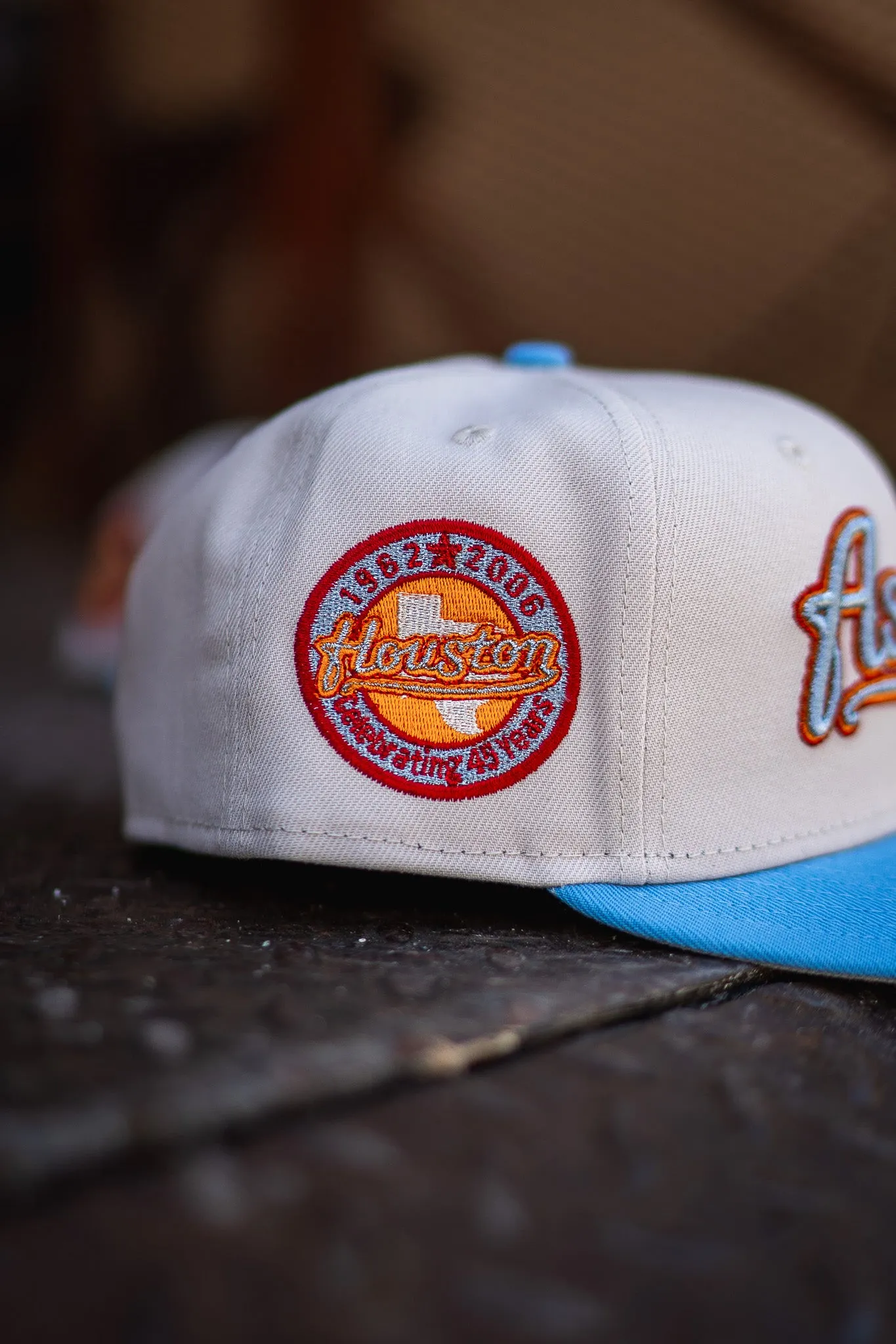 New Era Houston Astros 40th Anniversary Good Grey UV (Stone/Sky)