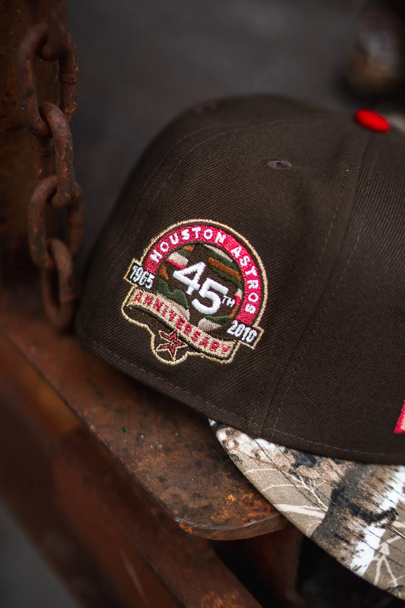 New Era Houston Astros 45th Anniversary Red UV (Mocha/Real Tree Camo)