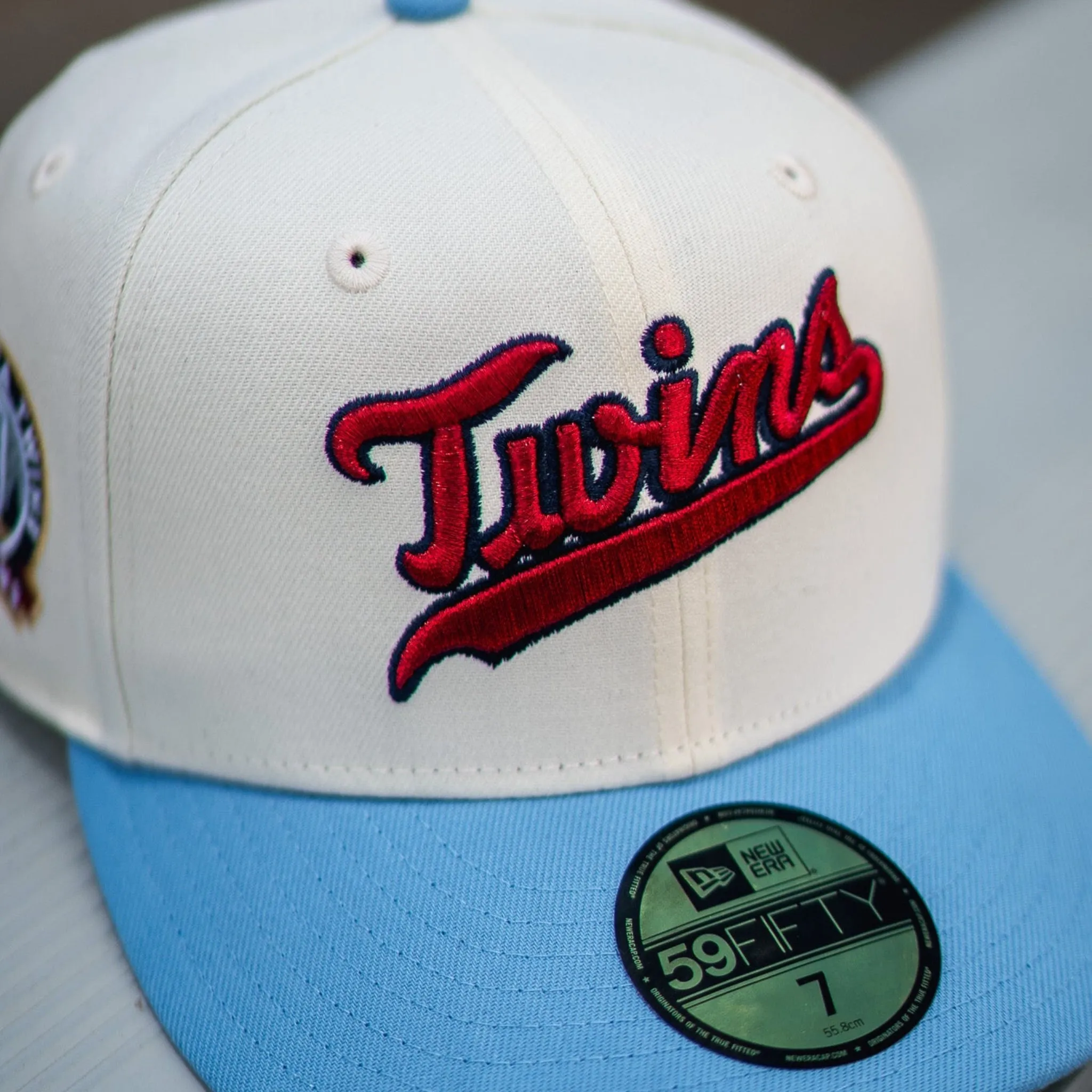 New Era Minnesota Twins 60th Anniversary Good Green UV (Off White/Sky)