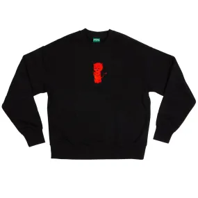 Orchard Thoughts & Prayers Heavy Crewneck Sweatshirt Black