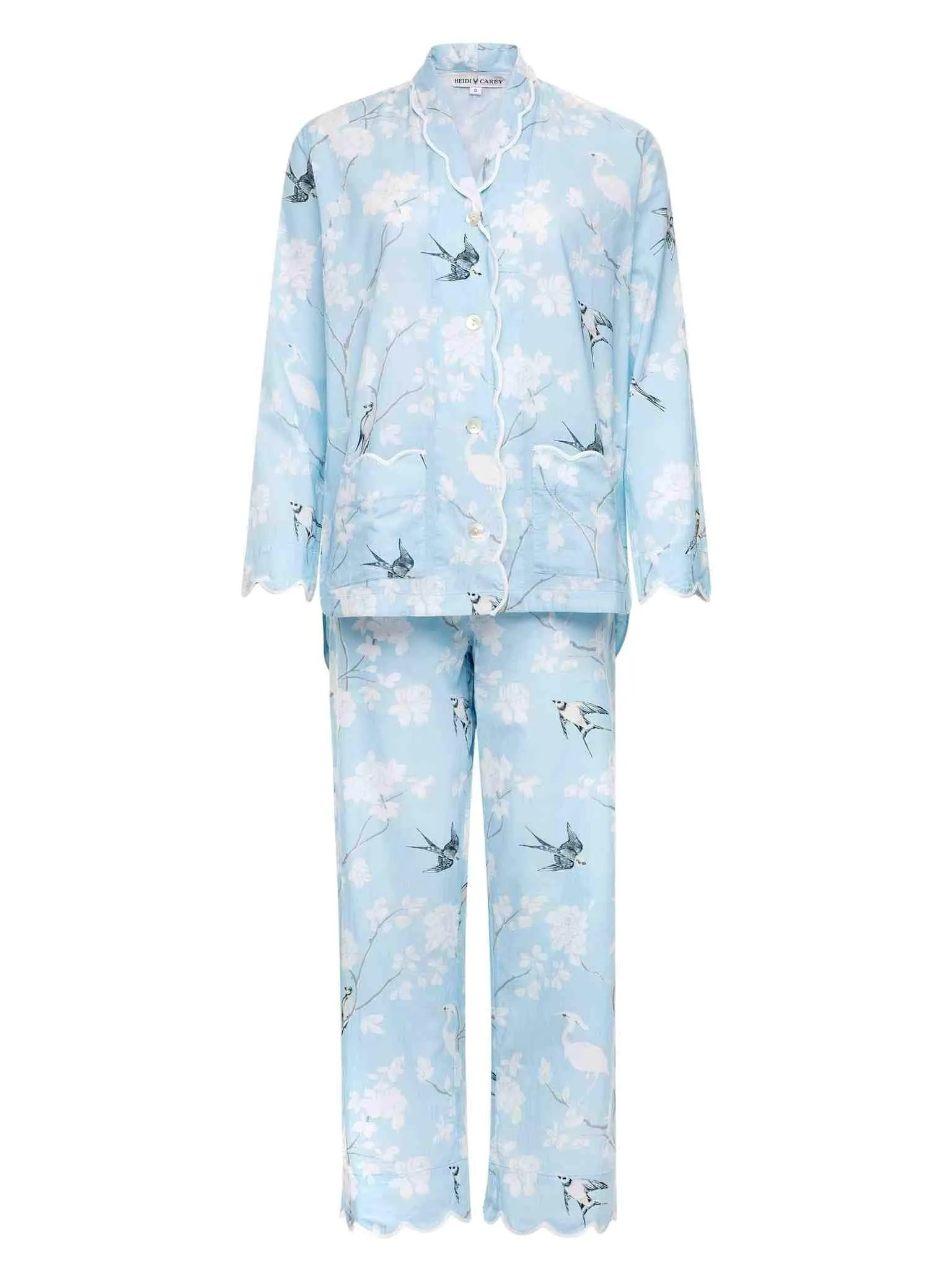 Pale Blue Gardenia Pajamas