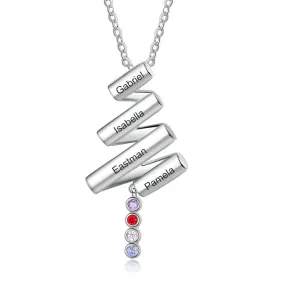 Personalized Birthstone Necklace