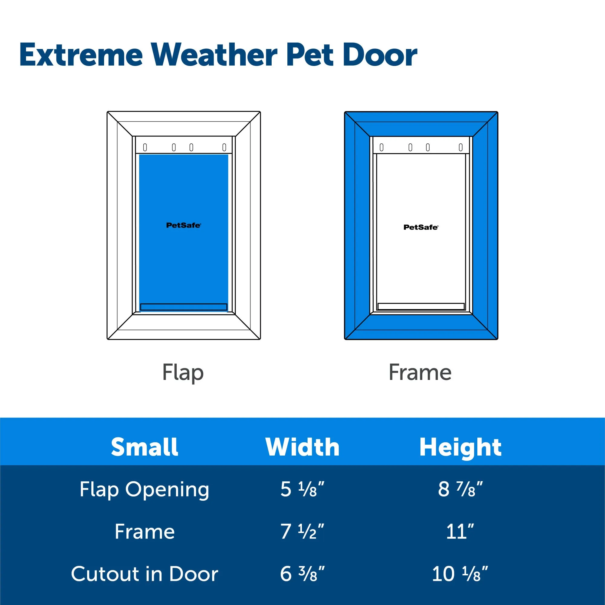 PetSafe Extreme Weather Pet Door, Large