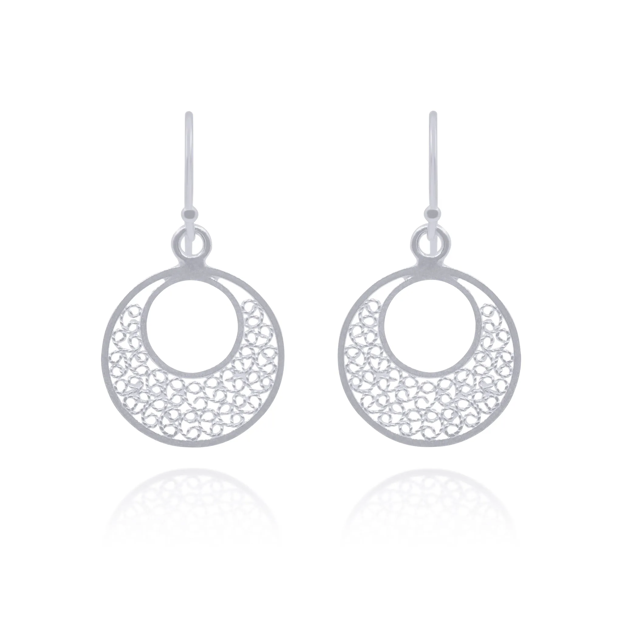 PILE SILVER SMALL EARRING FILIGREE