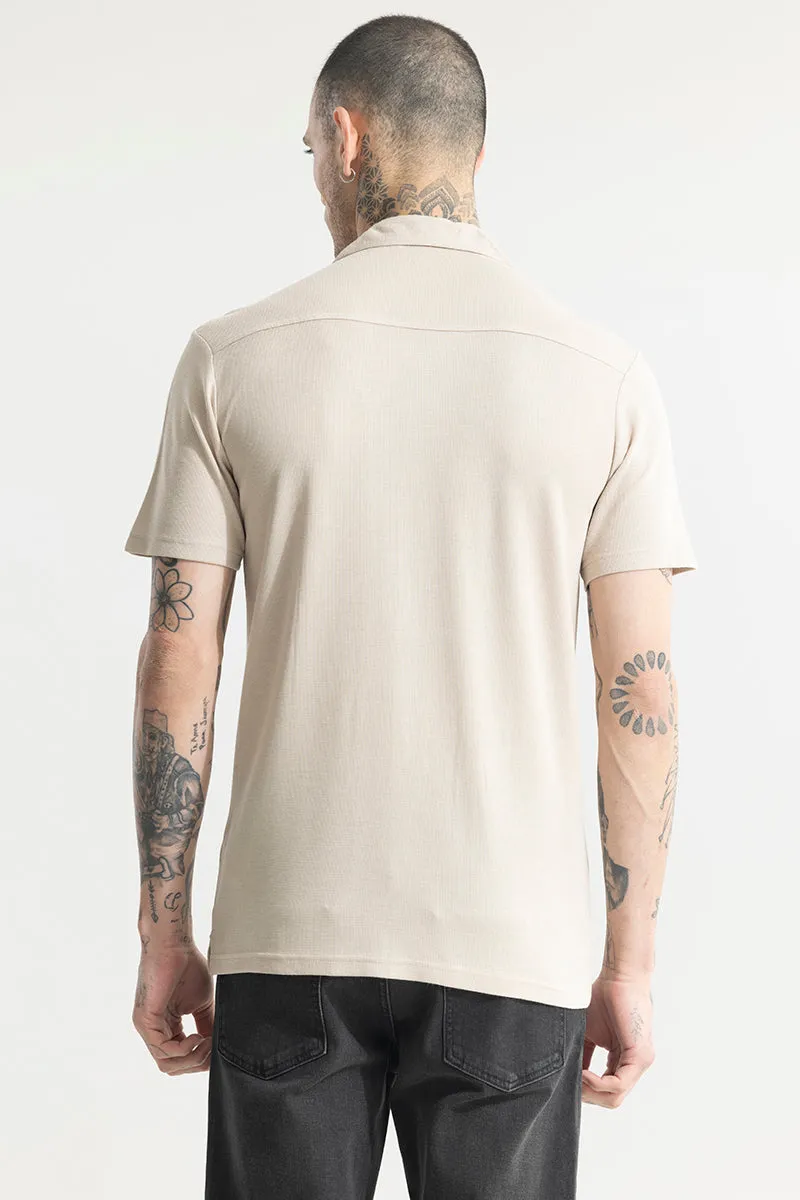 Pixel Blend Cream Shirt