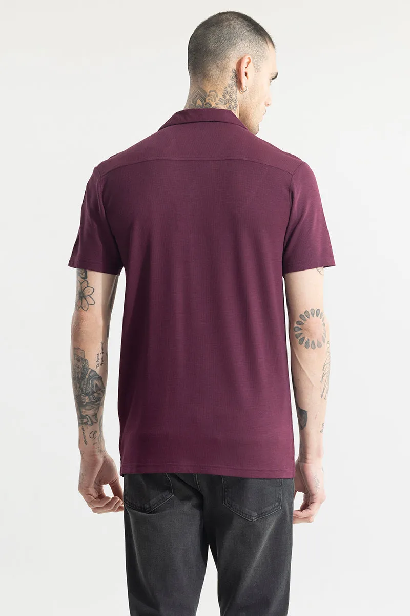 Pixel Blend Mauve Shirt