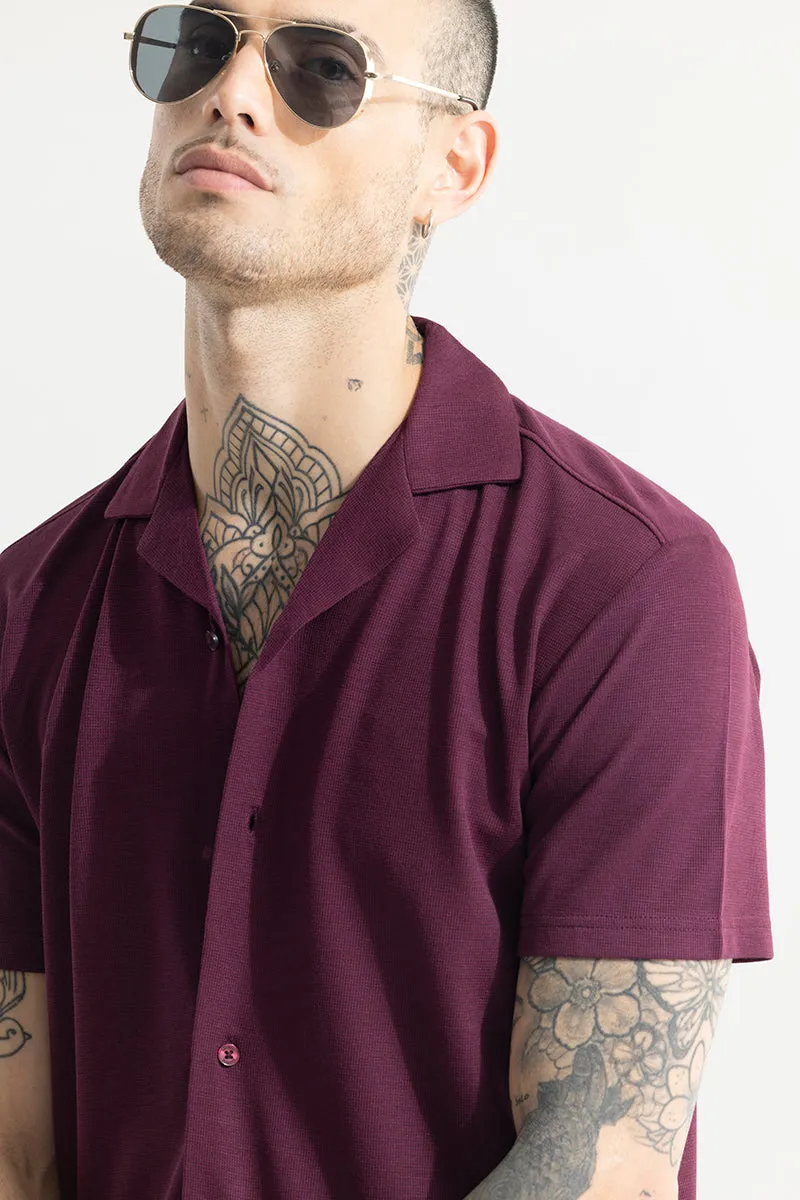 Pixel Blend Mauve Shirt