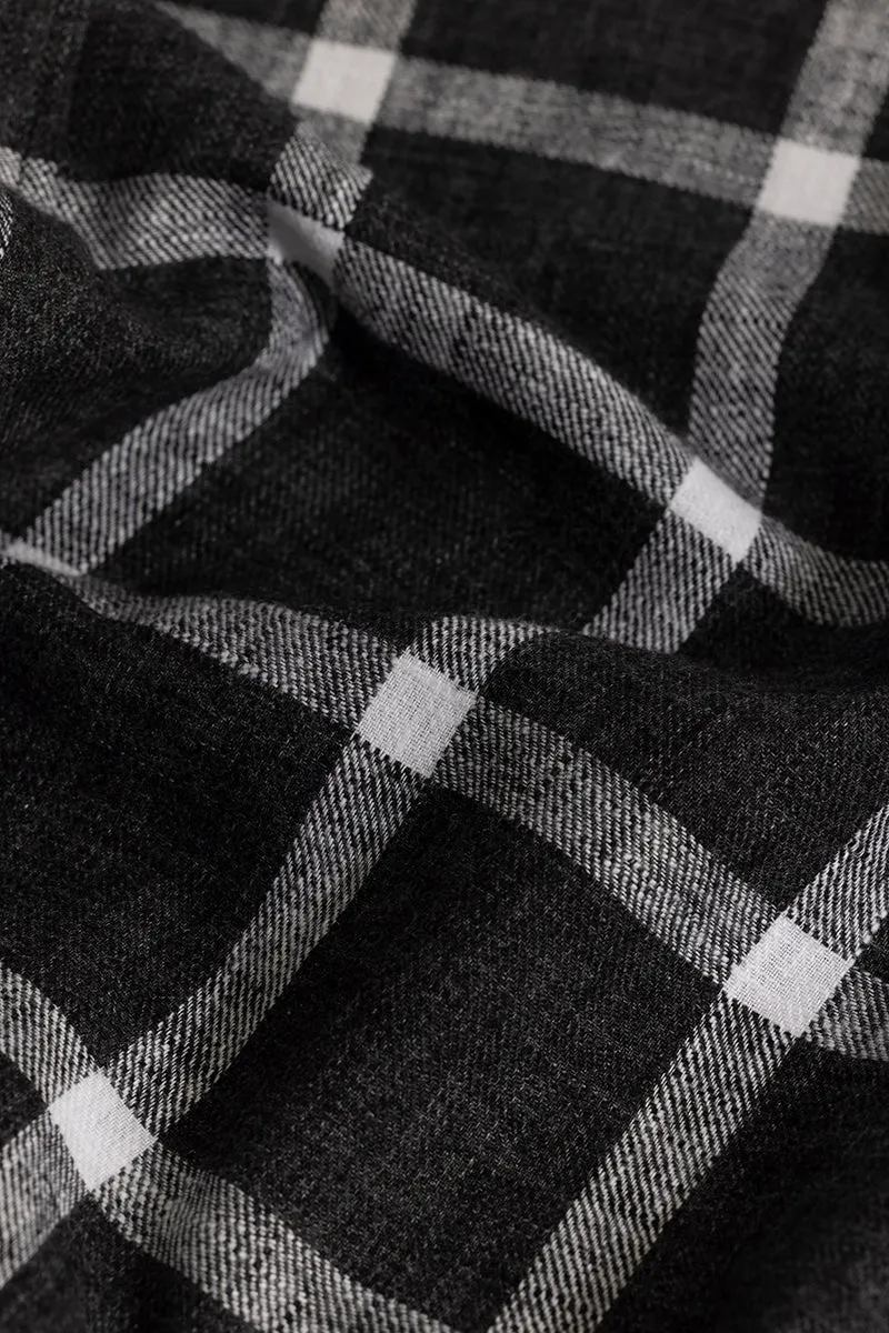 Plazagrid Black Checks Shirt