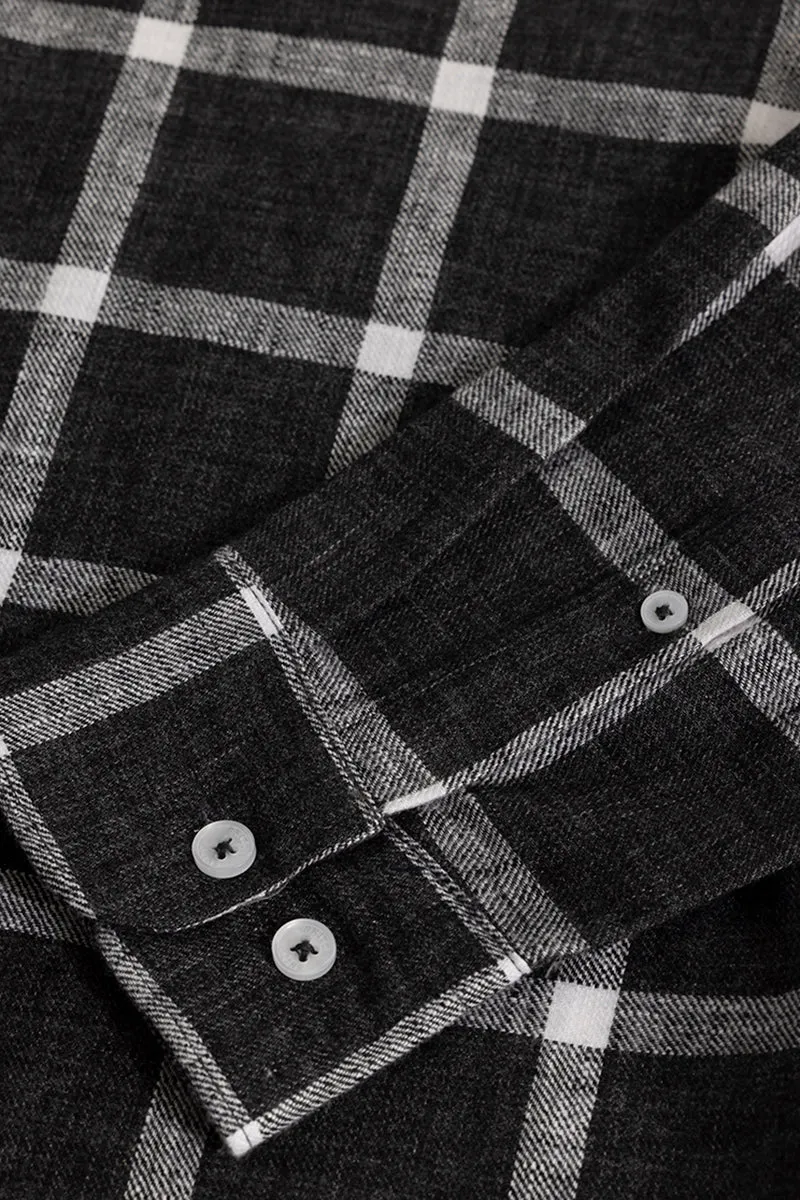 Plazagrid Black Checks Shirt