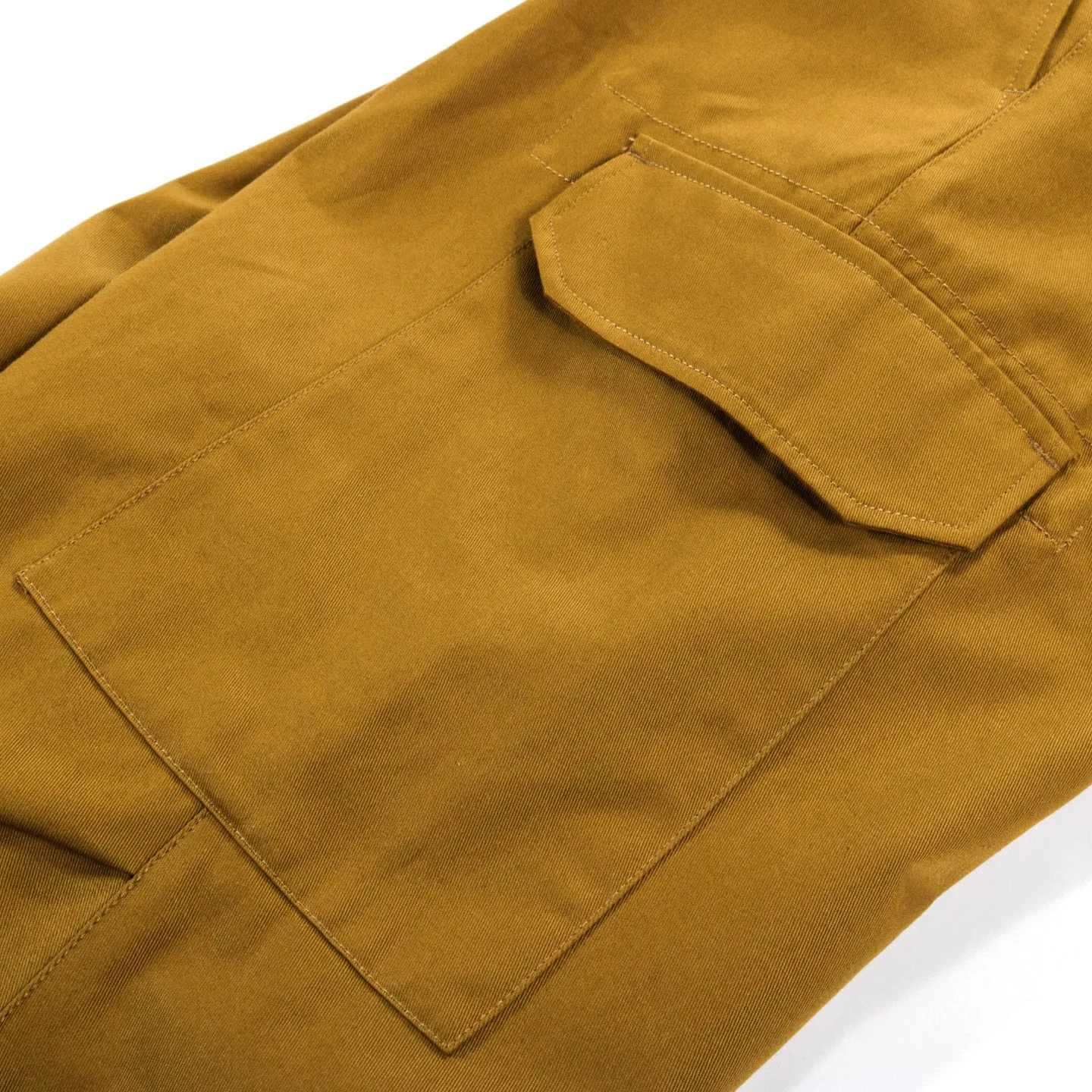 POLYPLOID CARGO TUCK PANTS C MUSTARD