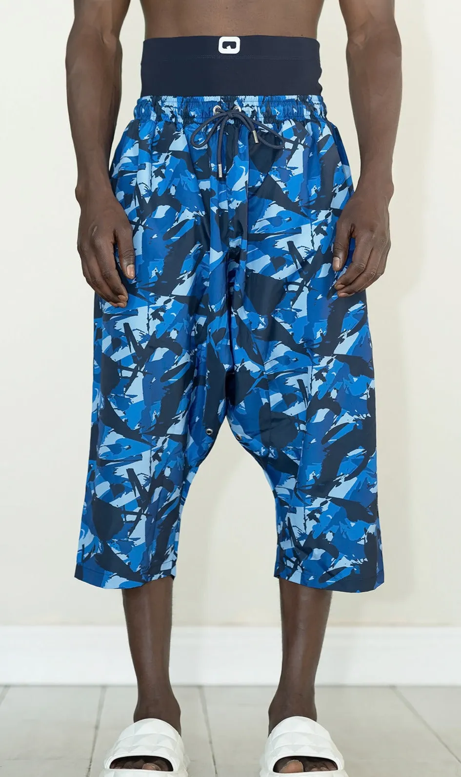 QL Halal Swim Shorts SB ARMY S24 in Navy Blue