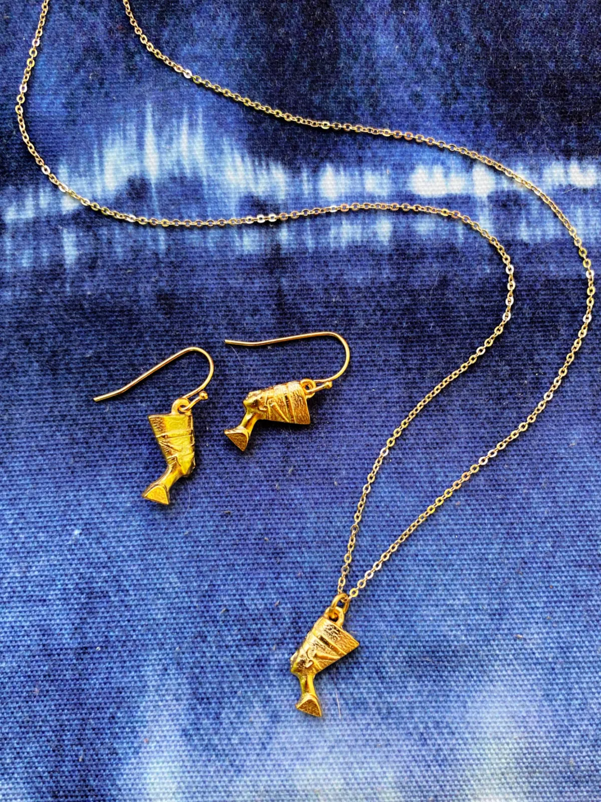 Queen Nefertiti Dangles by Museum Reproductions