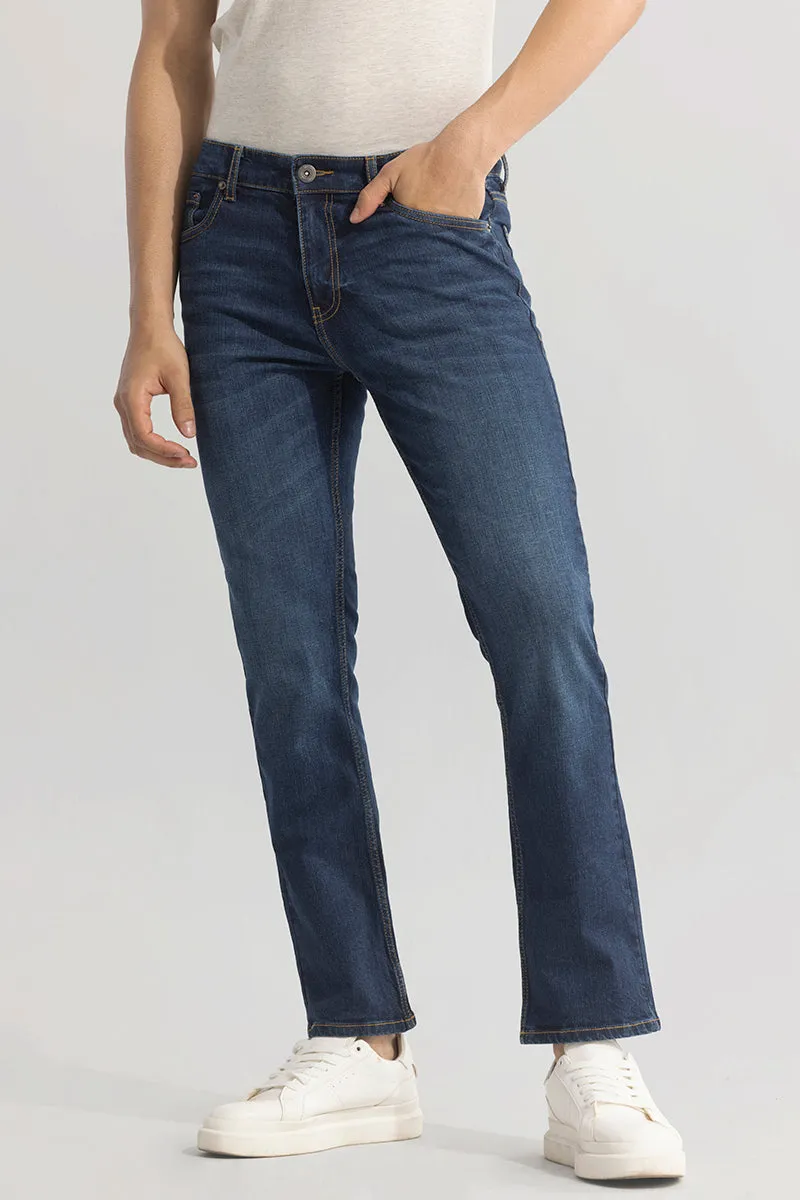 Ravish Denim Blue Straight Fit Jeans