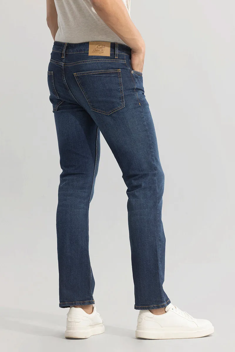 Ravish Denim Blue Straight Fit Jeans