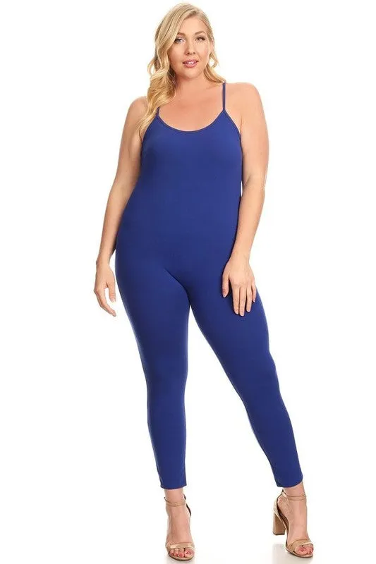 Royal Racerback Jumpsuit