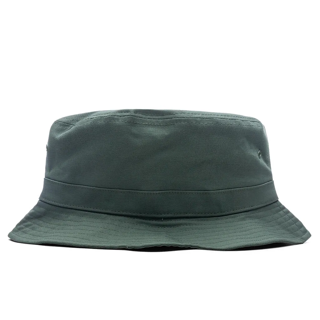 Script Bucket Hat - Park/White