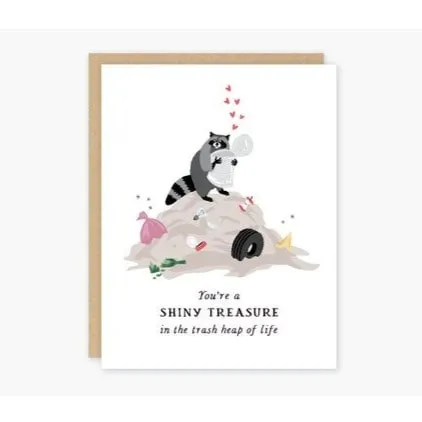 Shiny Treasure Greeting Card