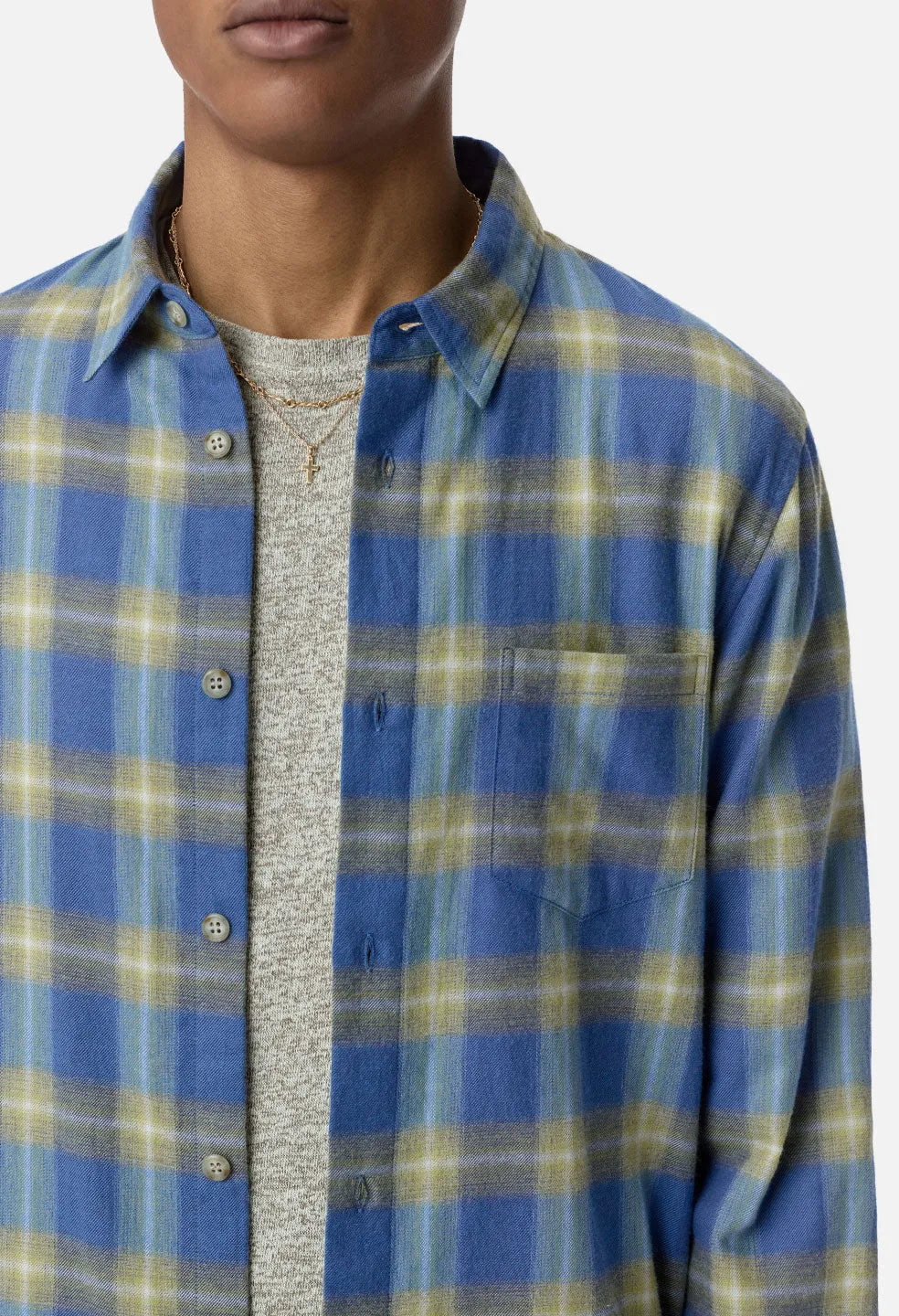 Sly Cotton Straight Hem / Horizon Check