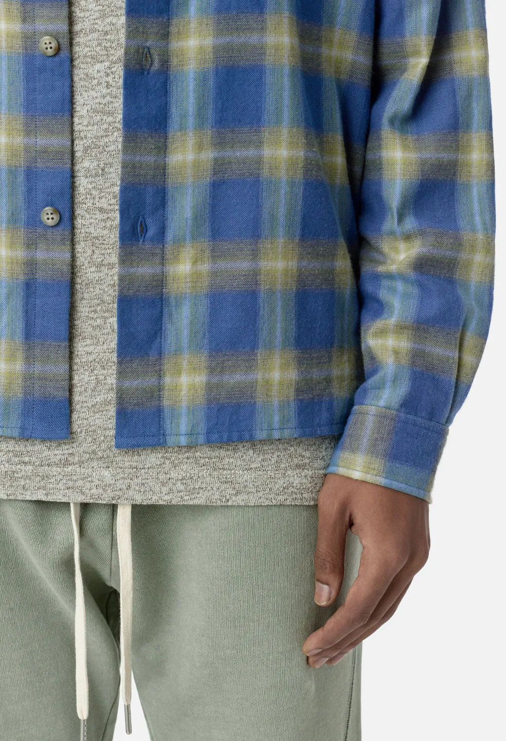 Sly Cotton Straight Hem / Horizon Check