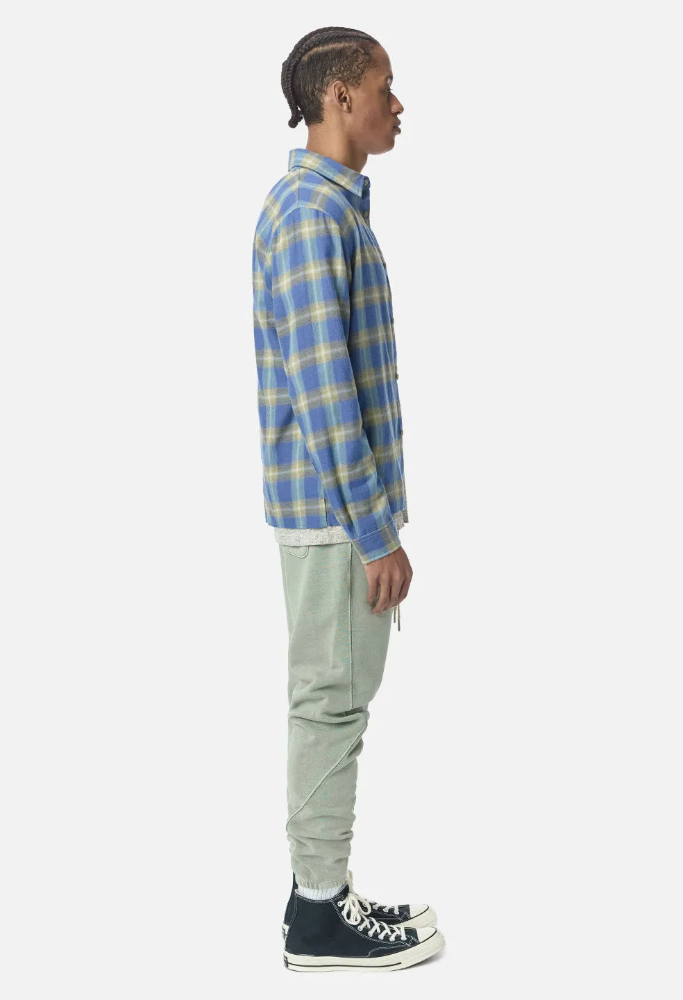 Sly Cotton Straight Hem / Horizon Check