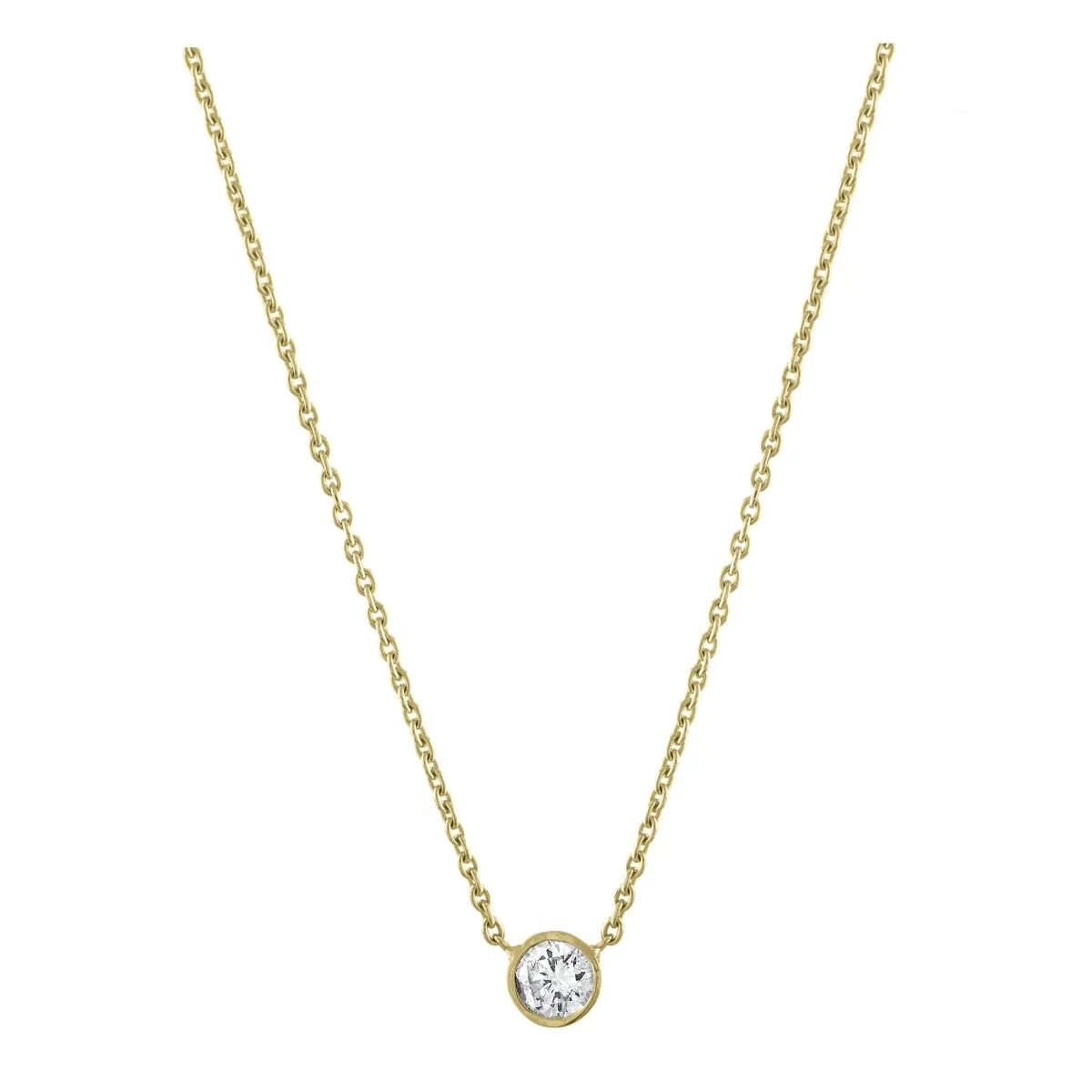 Solitaire Diamond Necklace