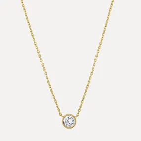 Solitaire Diamond Necklace