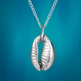 Sterling Silver Cowrie Shell Necklace