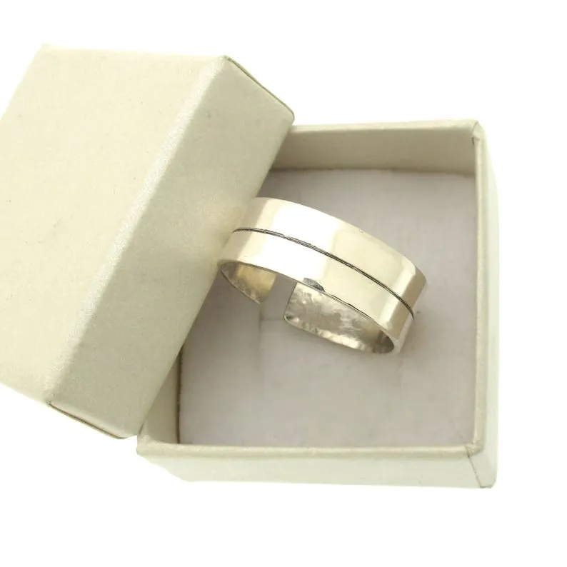 Sterling Silver Flat Profile Ring