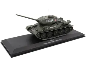 T-34-85 Tank #314 USSR 55th Armoured Brigade Germany 1945 1/43 Diecast Model by AFVs of WWII