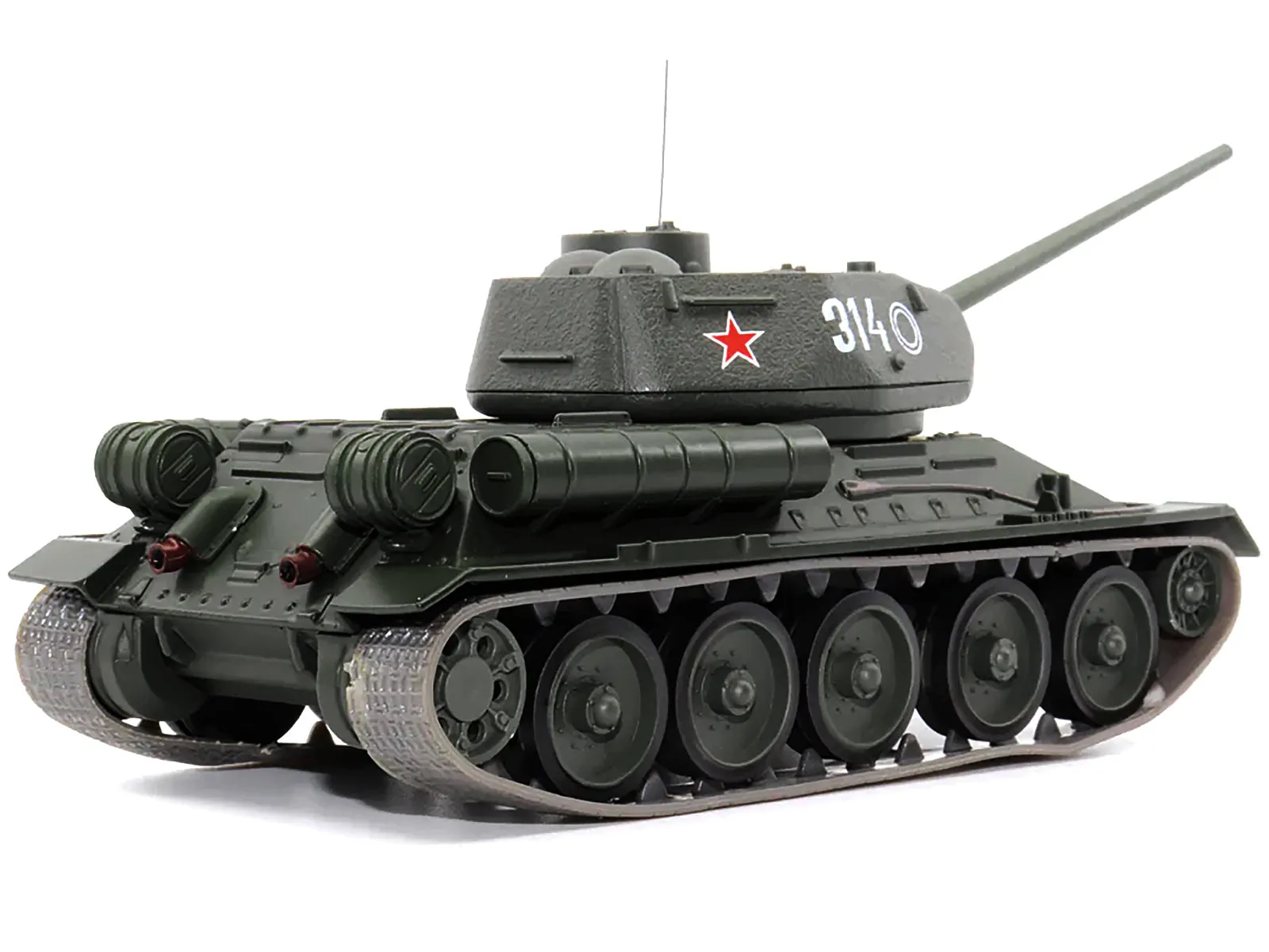 T-34-85 Tank #314 USSR 55th Armoured Brigade Germany 1945 1/43 Diecast Model by AFVs of WWII