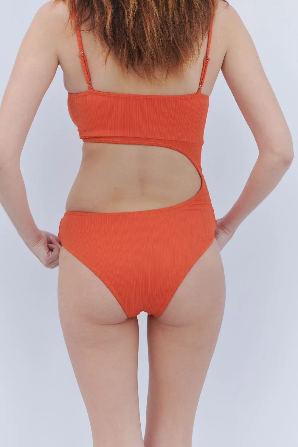 Thea Plissé Cut Out One Piece Swimsuit - Mango