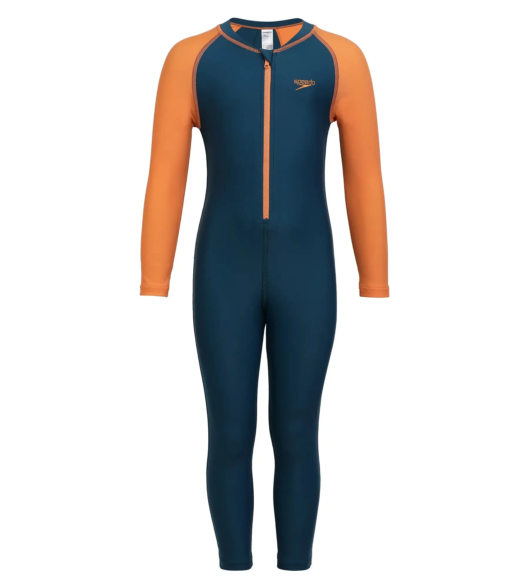 Tots Unisex Endurance All In One Suit - Dark Teal  &  Sweet Apricot