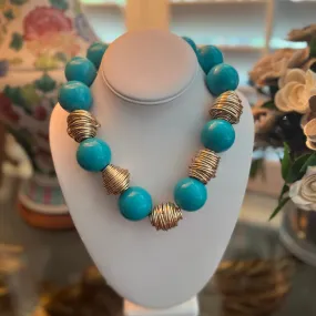 Turquoise Bead Necklace