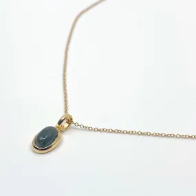 Umbra Oval Labradorite Pendant Necklace