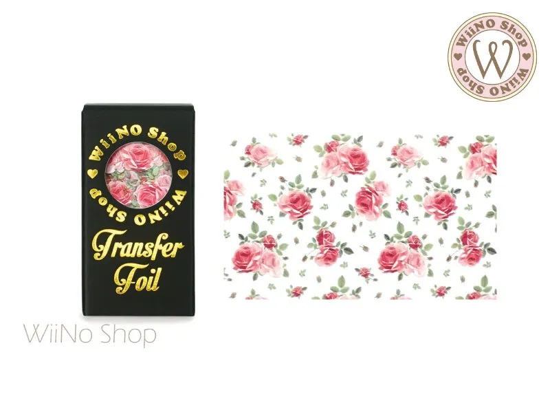 Vintage Flower Nail Transfer Foil (FL-V-06)