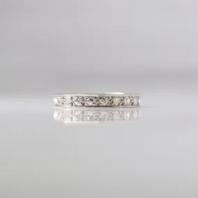 Vintage Platinum .85 carats Diamond Eternity Ring