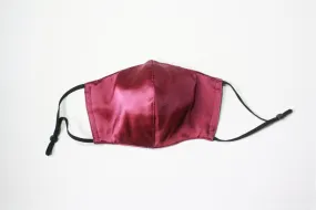 Women's Plum Silk Face Mask