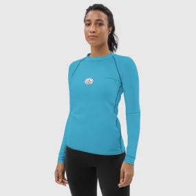 Women's Rash Guard - Summer Sky