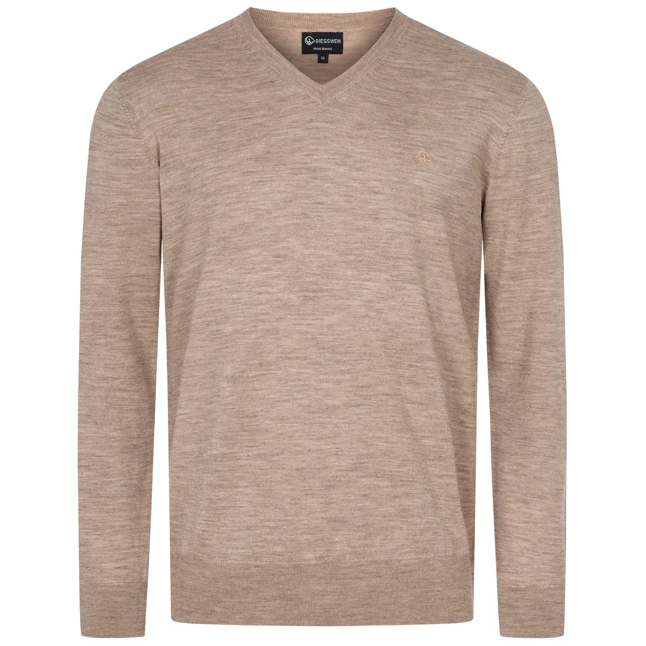 Wool Pullover Light V Neck Men